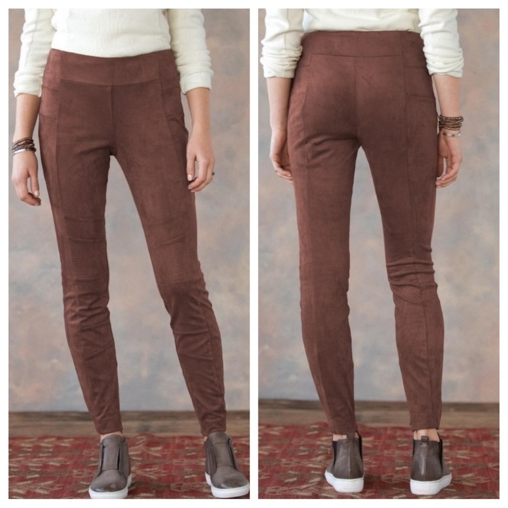 Sundance Brown Suede Pants